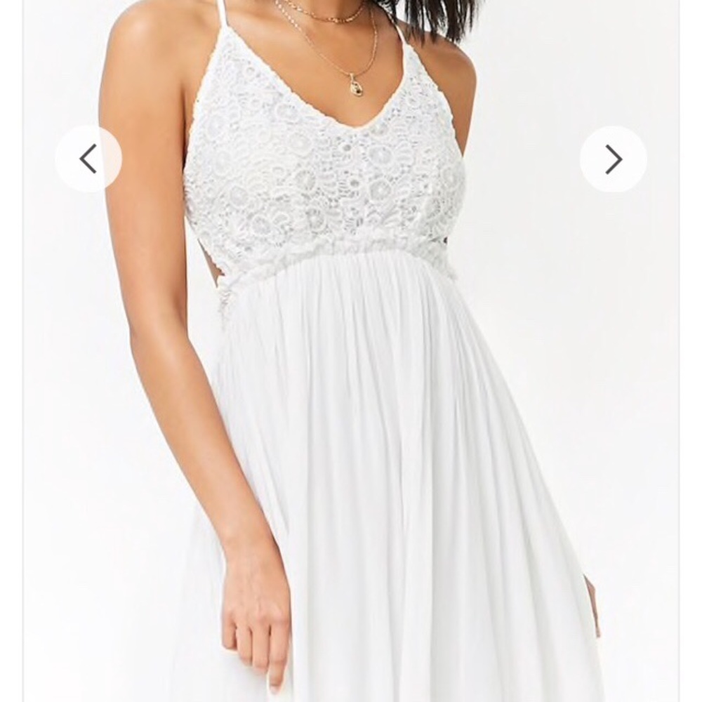 NWOT FORVER 21 CROCHET CAMI MAXI